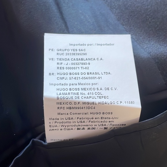 Hugo boss black baker jazz tuxedo suit jacket 38/s - Picture 8 of 10